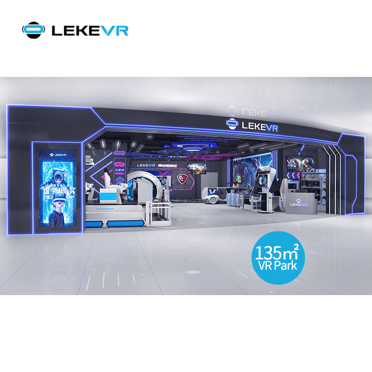 LEKE VR Business Project Kids Amusement Park Virtual Reality Machine VR Solution Company VR Game Center Solution 9d Simulator Theme Park