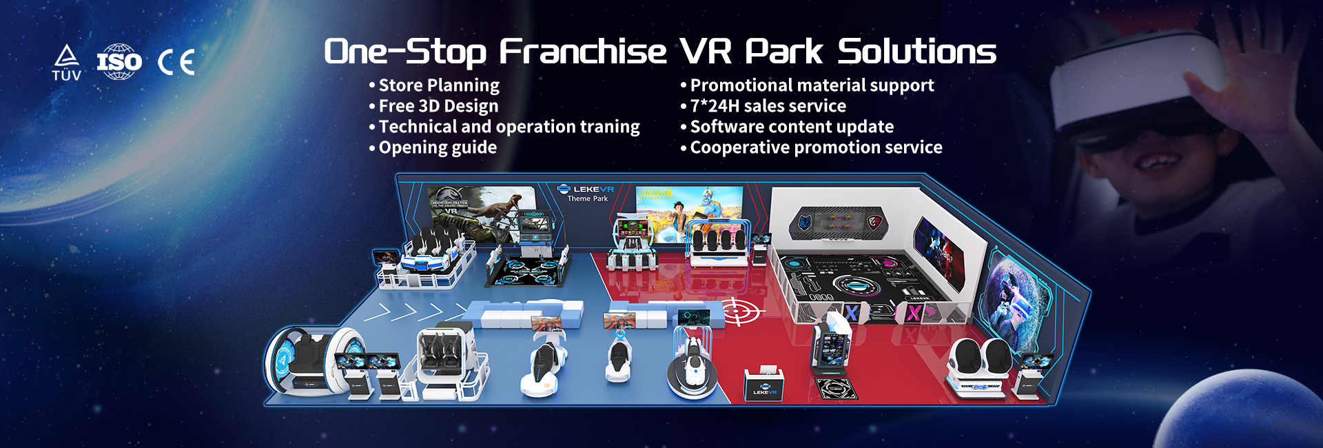 One-Stop Franchise VR Park Solutions 