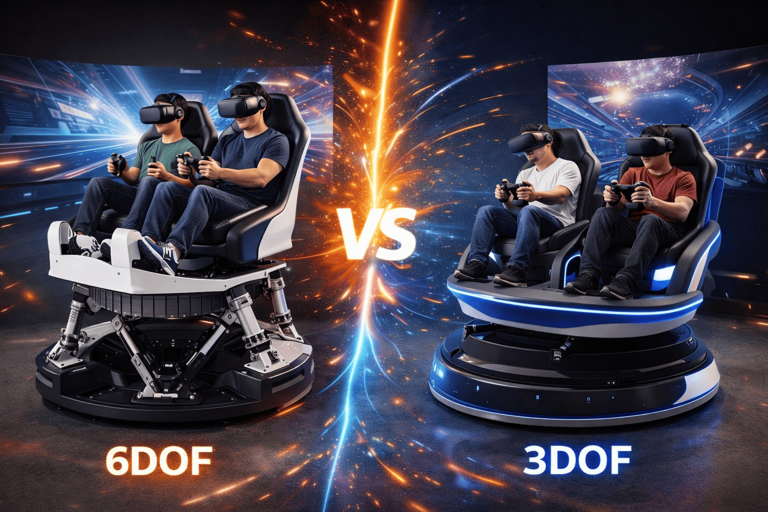 6DOF vs 3DOF Motion Platform: Engineering Architecture Comparison