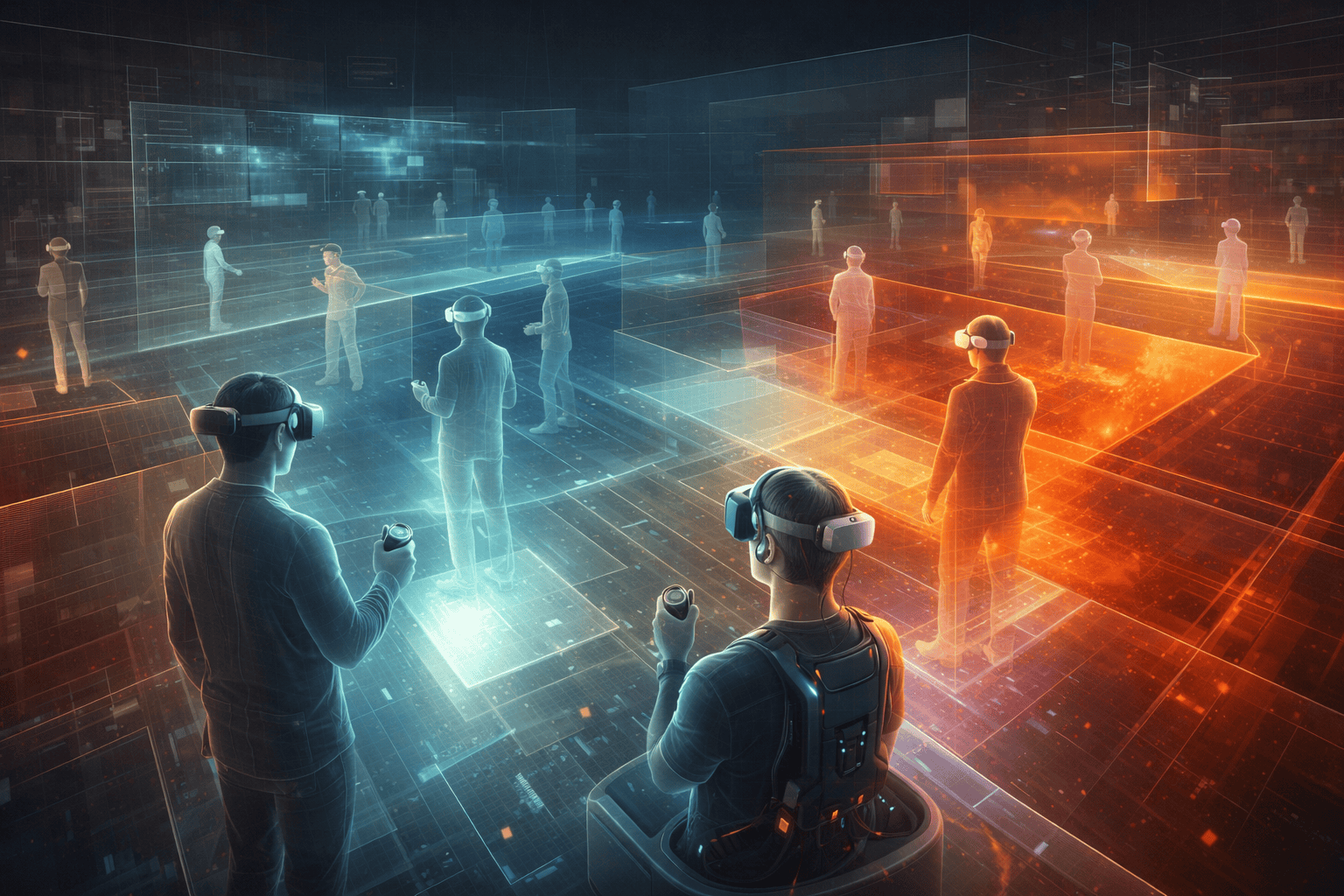 Rendering Optimization for 10–30 Players Simultaneously