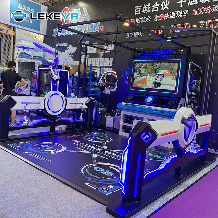 LEKE Franchise Virtual Reality Multiplayer Escape Room Virtual VR Shooting Game VR Simulator
