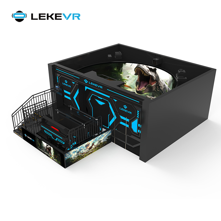 LEKE VR Naked Eye 3D Technology Kids Games Entertainment Center Immersive Experience 9D Track Motion Cinema 