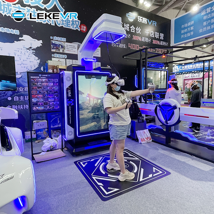 LEKE Corps Pro Virtual Reality Simulator Machine 9D VR Theme Park Gaming Set