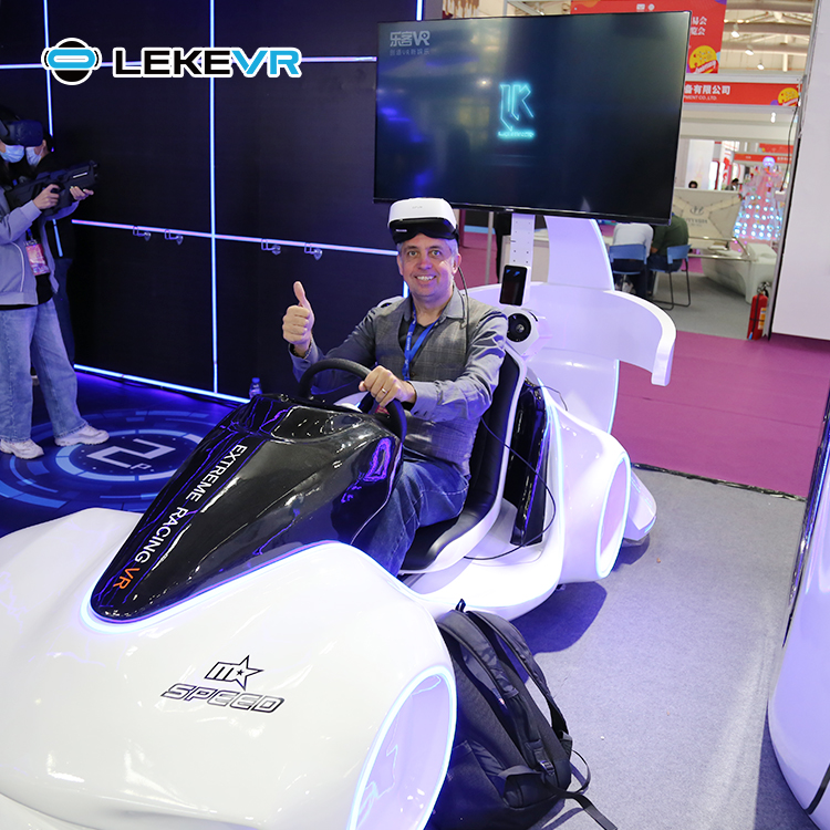 LEKE VR Flash Racing Simulator Virtual Reality Amusement Park Car Simulator