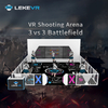 LEKE VR Park Business X-Space2.0 Virtual Reality Shooting Platform 9D VR Free Roam Arena Escape Room VR 9D Game Simulator E-Sports