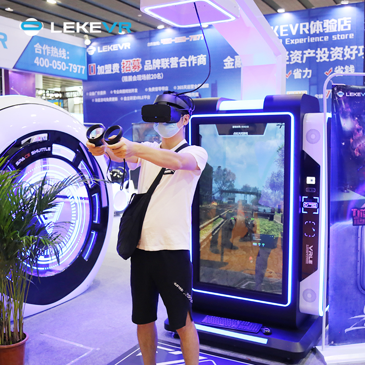 LEKE Corps Pro Virtual Reality Simulator Machine 9D VR Theme Park Gaming Set