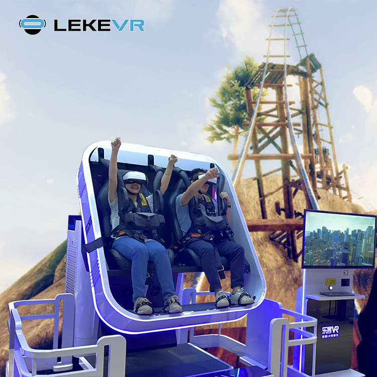 LEKE VR Center 2 Seat 360 Cinema Chair Virtual Reality Business 9D Roller Coaster Simulator Chair