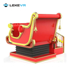 LEKE Indoor VR Christmas Sleigh Simulator for Shopping Malls Airports Adventure Parks Public Spaces
