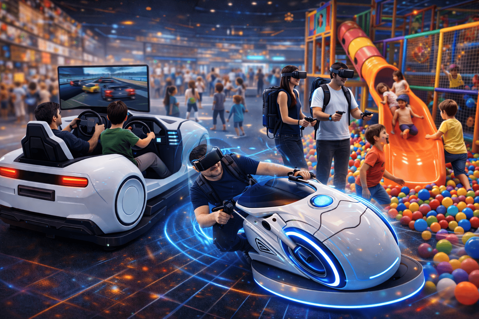 The Ultimate Hybrid Entertainment: How VR Machines Are Revolutionizing Indoor Playgrounds