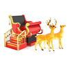 LEKE Indoor VR Christmas Sleigh Simulator for Shopping Malls Airports Adventure Parks Public Spaces