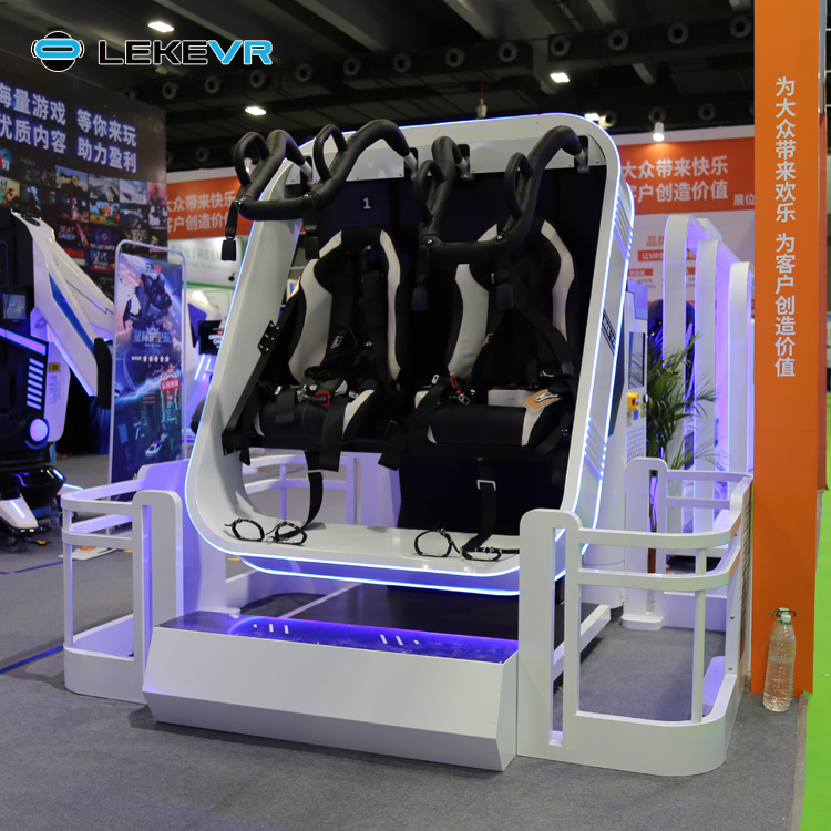 LEKE VR 360 Cinema Chair Virtual Reality Roller Coaster Simulator Games