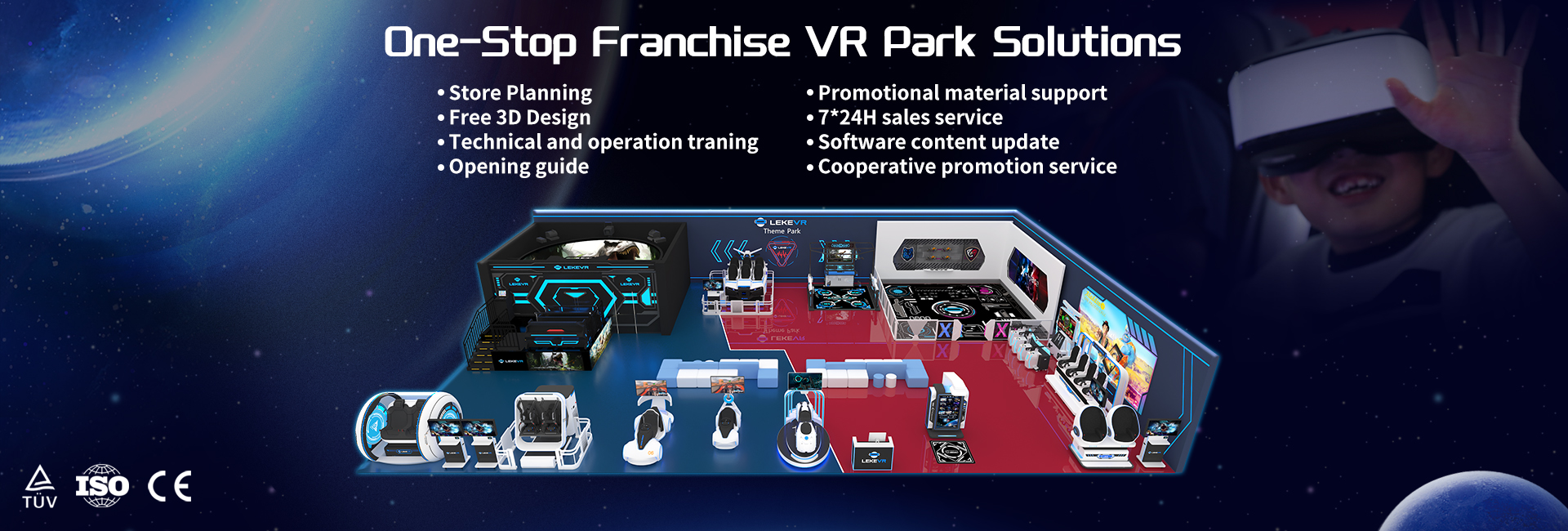 One-Stop Franchise VR Park Solutions 