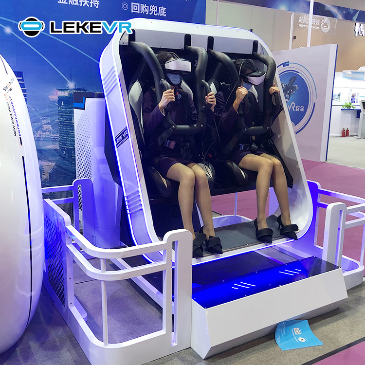 2 Seat 360 9D Virtual Reality Roller Coaster Simulator Chair