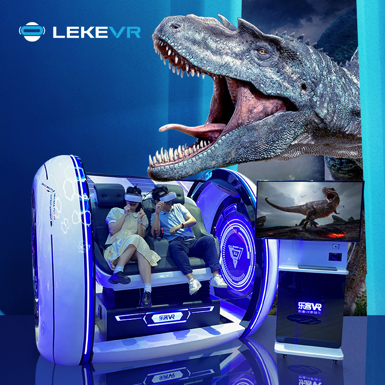 LEKE VR Game Virtual Reality Space Shuttle2.0 VR Business Solutions Provider 9D VR Simulator Egg Chair