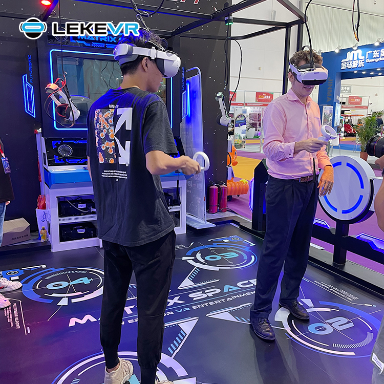 LEKE Franchise Virtual Reality Multiplayer Escape Room Virtual VR Shooting Game VR Simulator