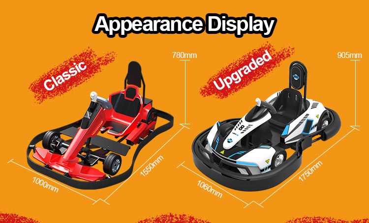 LEKE MR Go-Kart fleet configuration and chassis options for commercial karting venues
